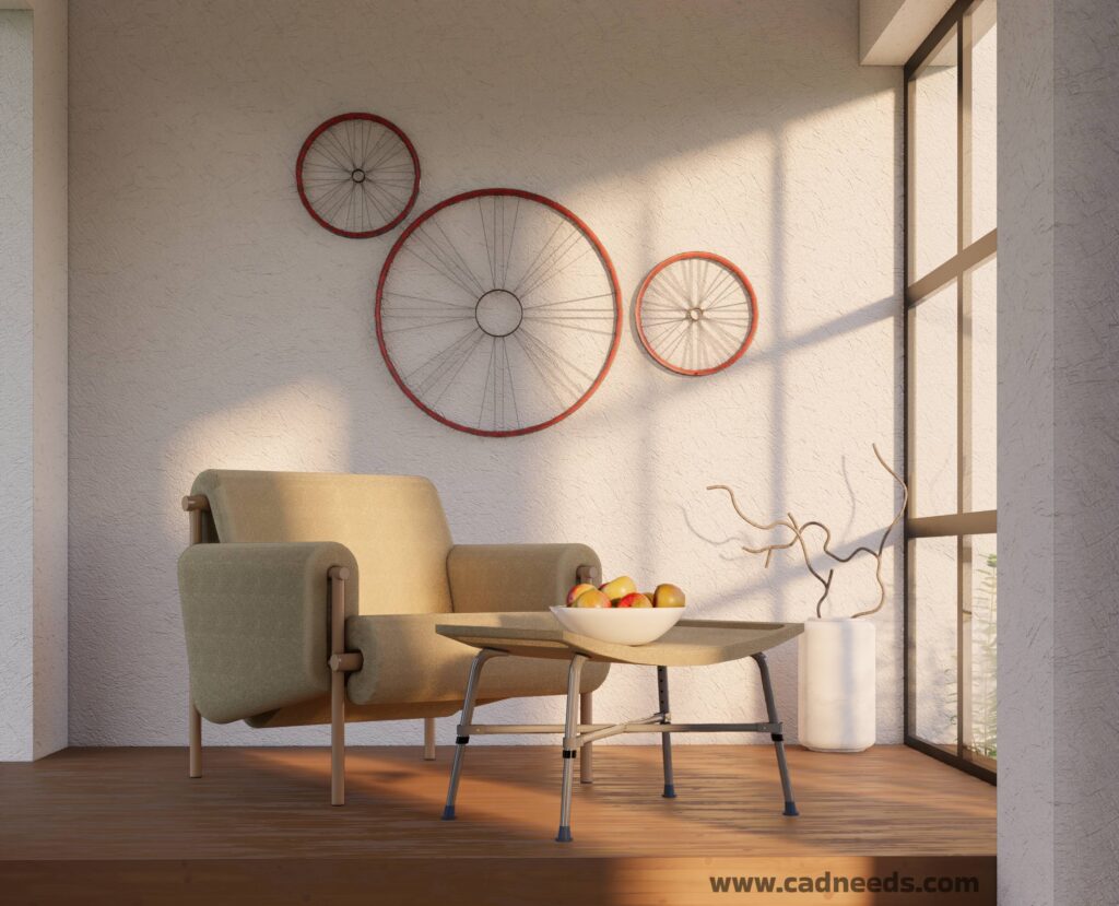 White and Wood | Revit + Enscape 3.4