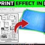 How To Create Blueprint Effect in Revit | Blueprint Architectural Drawing