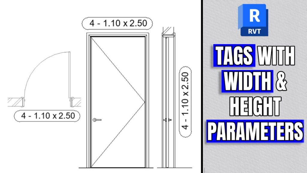 Free Download Door/Window Tags with Width and Height Parameter in Revit