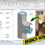 Revit 3D Modeling Techniques | Branch House in Revit Tutorial