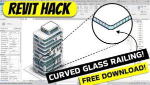 Revit Hack: How to Create Perfect Curved Railings | Free Downlod