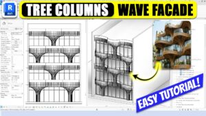 Download Practice File: Organic Tree Columns and Wave Facade in Revit