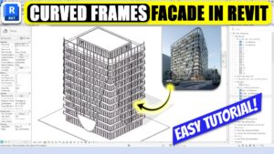 (Free)Download Practice File | Curved Frames Facade