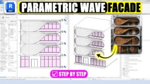 How to Create a Parametric Wave Facade in Revit | Step-by-Step Tutorial