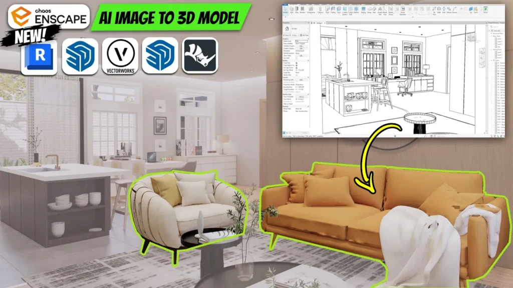 New Enscape AI Image to 3D Model Enscape Image to 3D Model AI